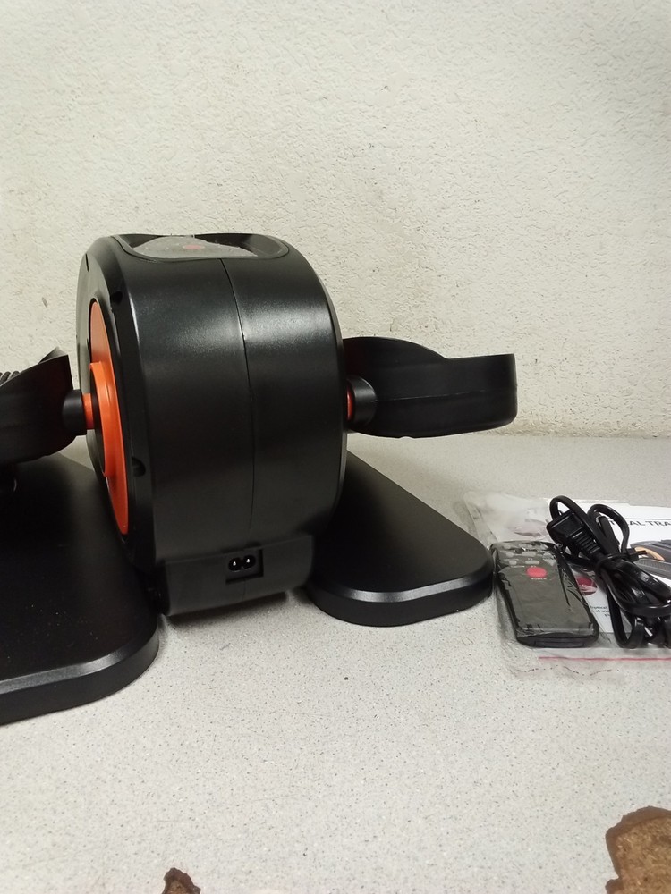 GUGTTR Under Desk Elliptical Machine, Portable Electrical Exerciser w/ Remote &