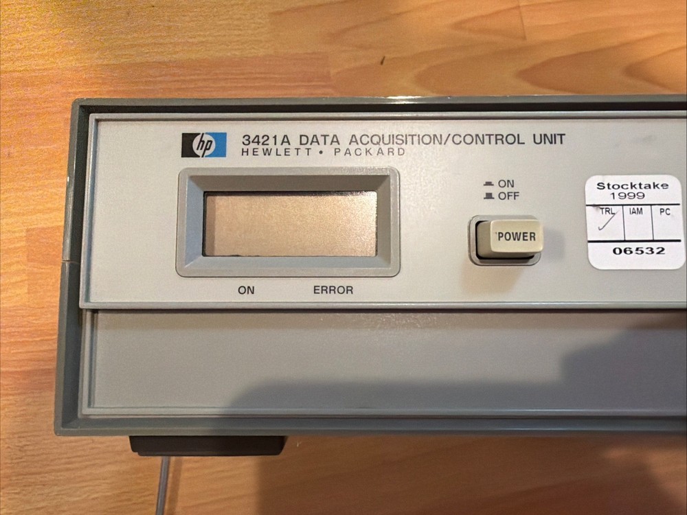 HP Hewlett Packard 3421A Data Acquisition Control Unit WORKS, OPT 020 & 050