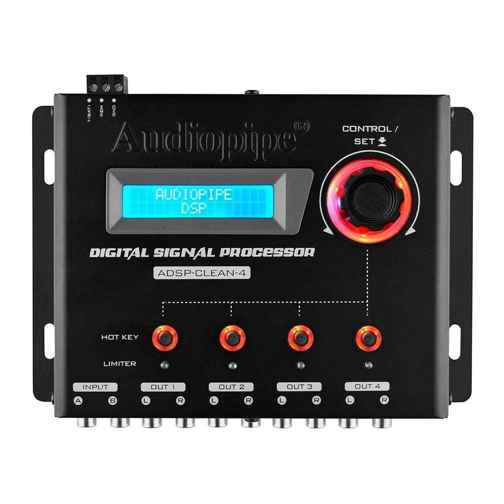 1 In / 4 Out Digital Signal Processor ADSP-CLEAN-4 Audiopipe