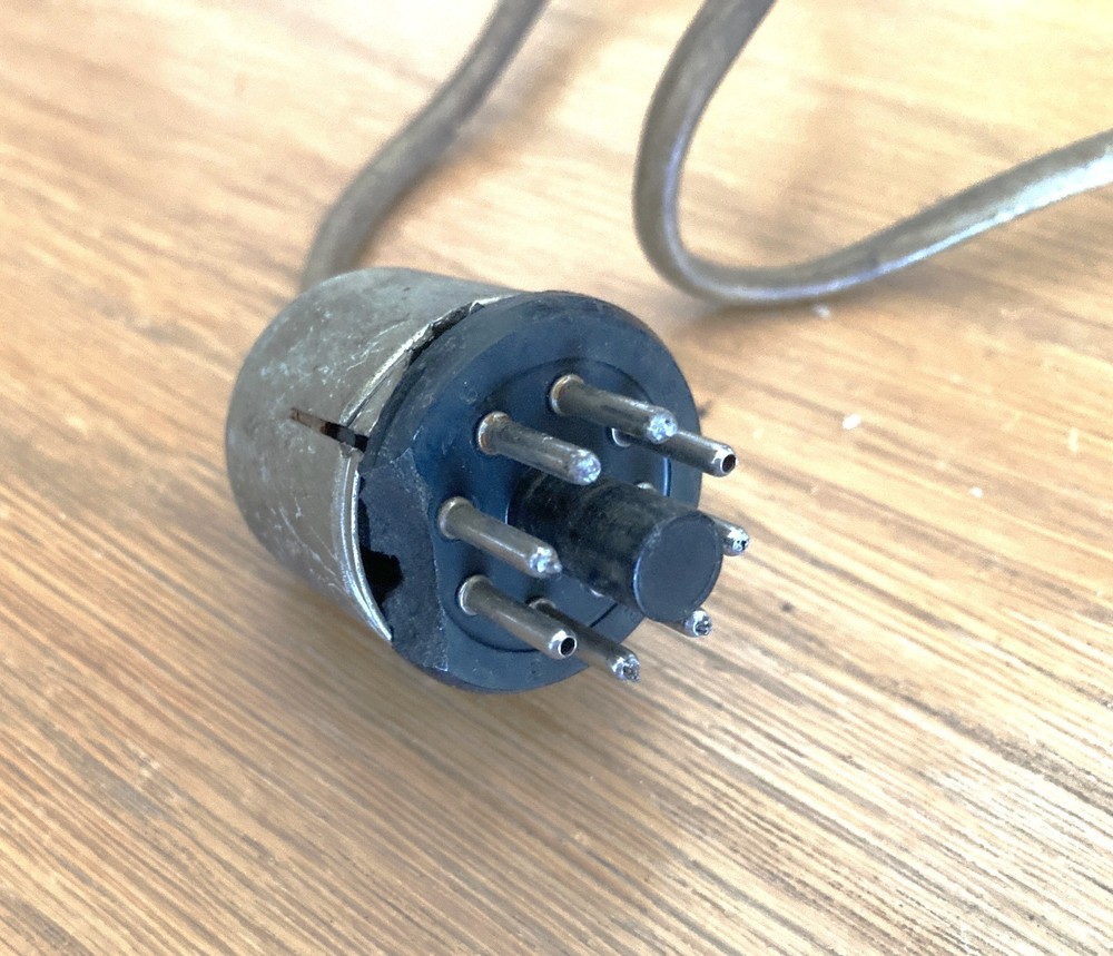 8 PIN male CONNECTOR for Eico/ Dynaco, Heathkit etc