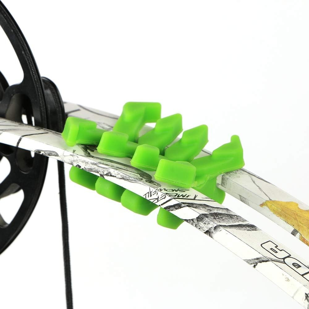 1 Pair Archery Rubber Bow Limbs Vibration Damper Dampener Stabilizer Silencer...