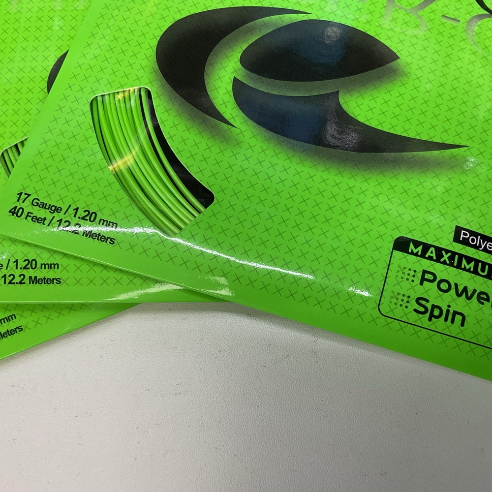 3 Pack Solinco Hyper-G 17g/1.20mm Polyester Green