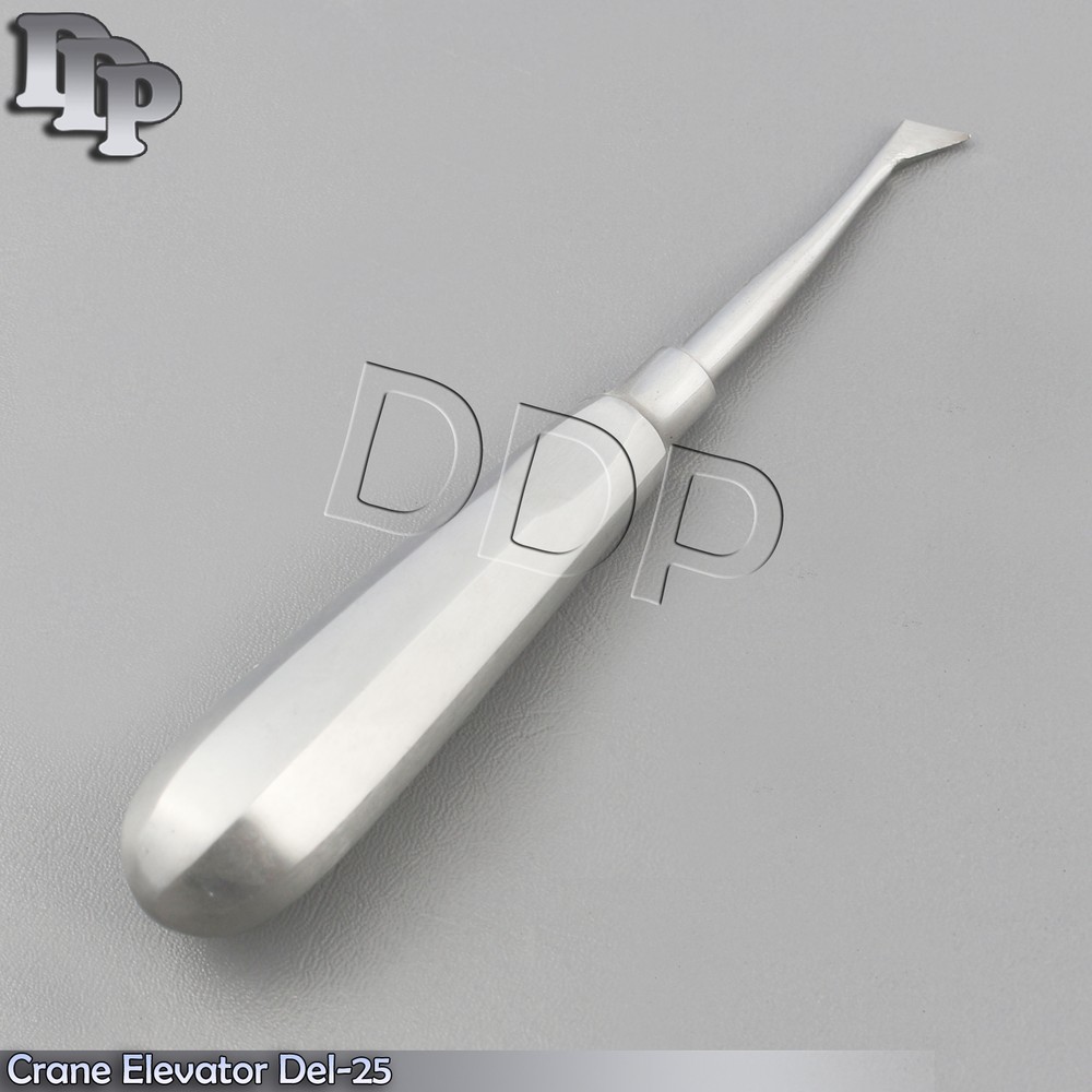 AUTOCLAVABLE APICAL ROOT DENTAL EXTRACTING CRANE ELEVATOR DEL- 25
