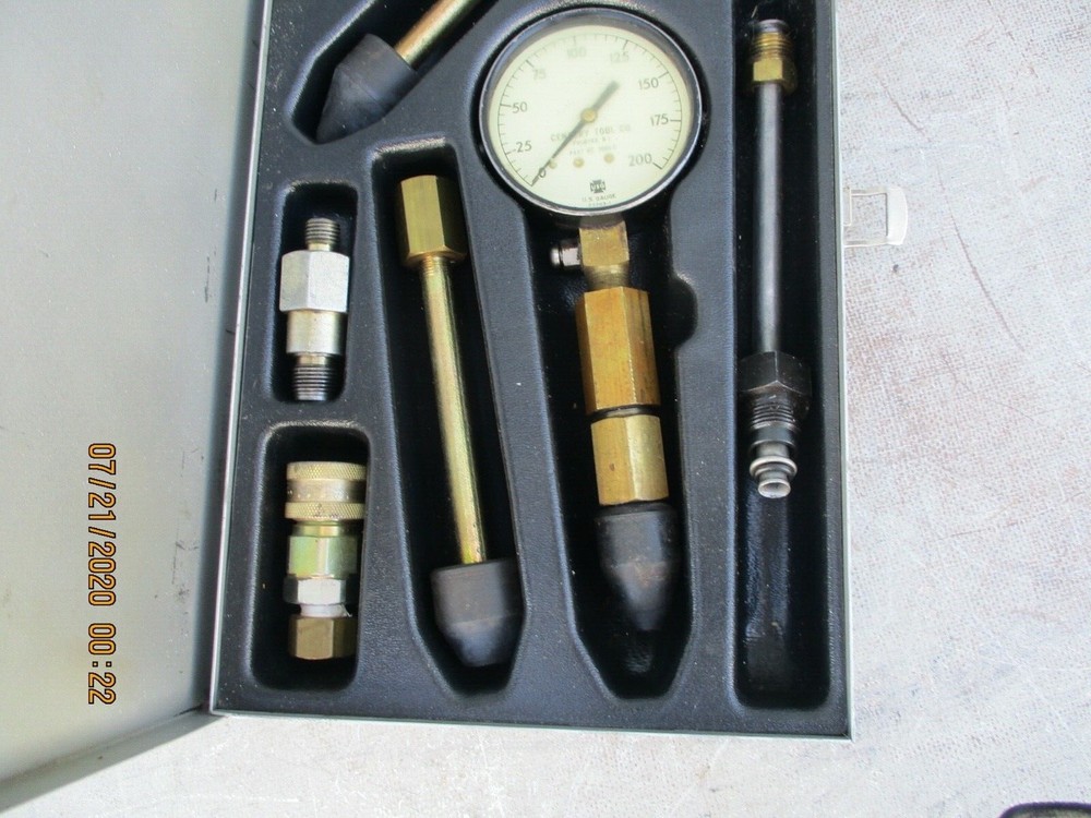 Stewart-Thomas Ind. Compression Tester Mil-T 13011F Type 1 With Case