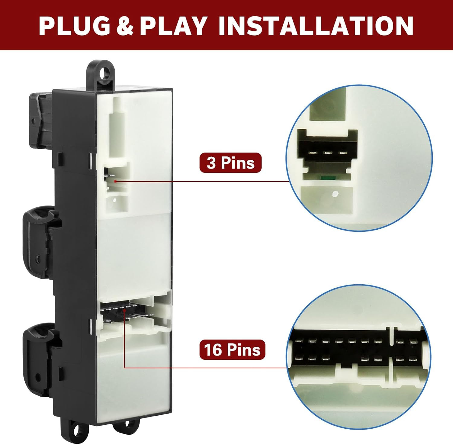 Master Power Window Switch Compatible with Nissan Titan 2004-2015, Nissan Armada