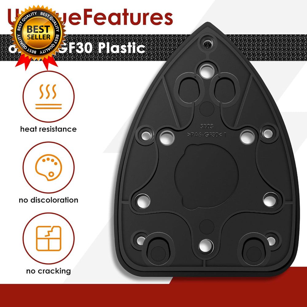 2 Pack Mouse Sander Replacement Pads Compatible withS1503 CFS1502 CFS1503G