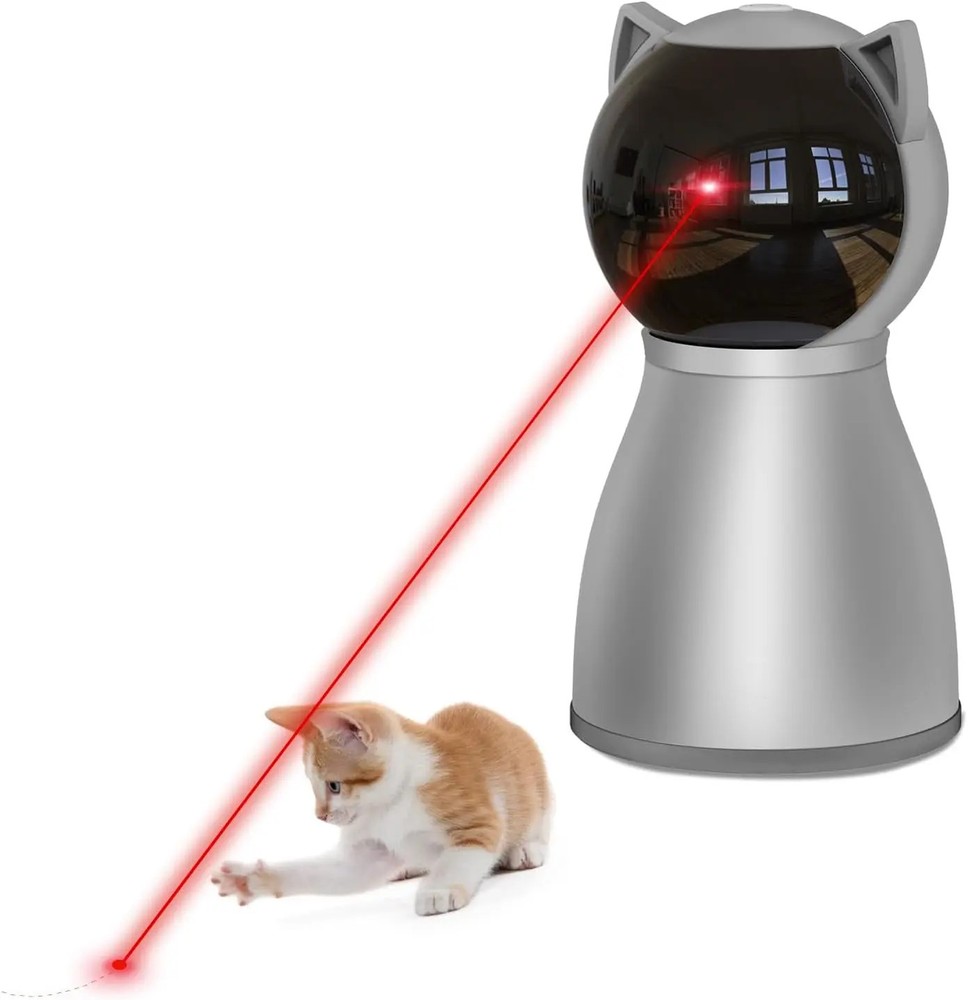 Automatic Cat Laser Toy – Motion-Activated, Rechargeable Interactive Pet Toy