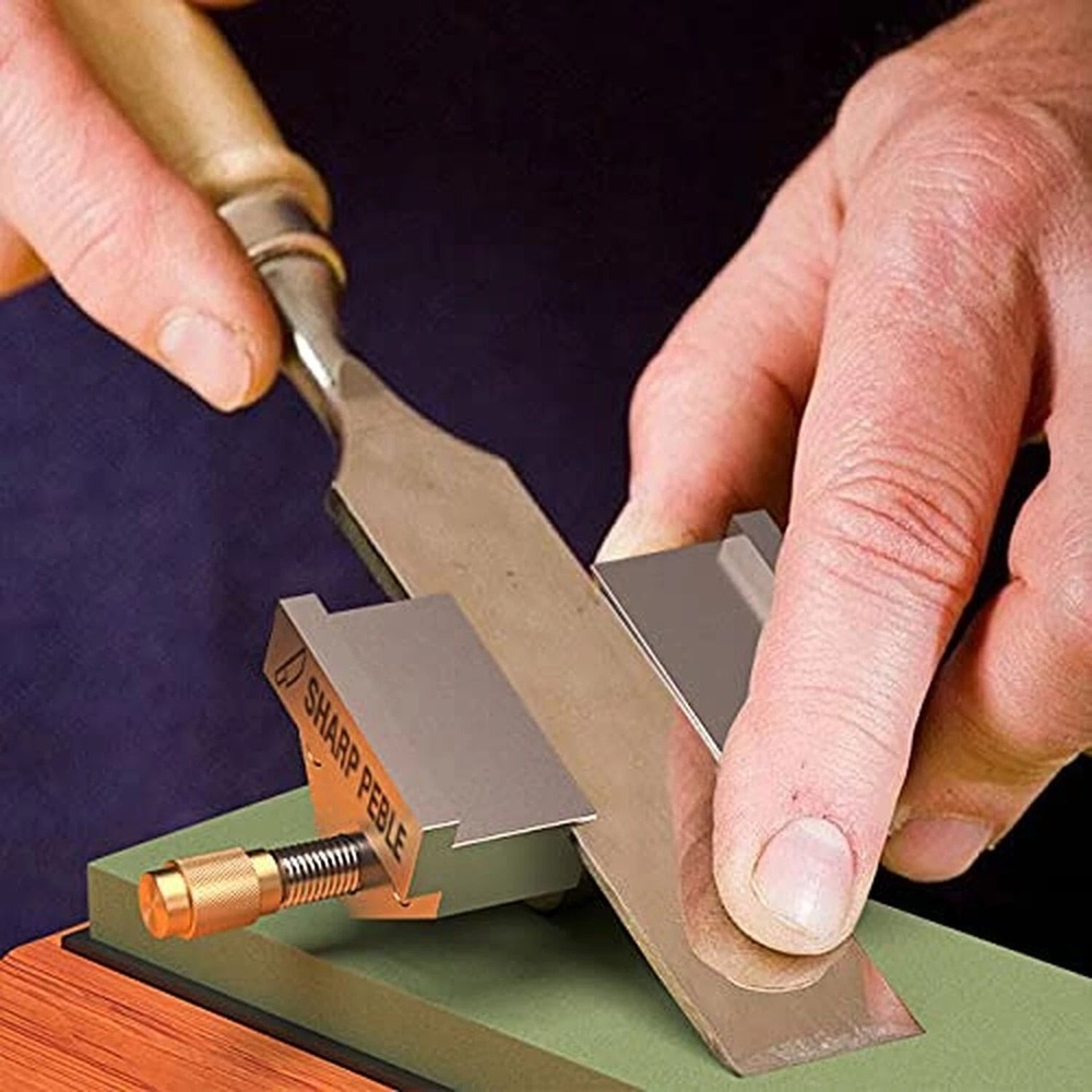 Sharp Pebble Honing Guide - Chisel Sharpening Jig for Chisels and Planes