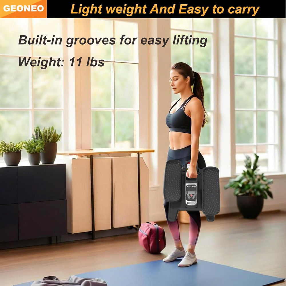 Under Desk Elliptical Machine, Electric Elliptical Exerciser for Senior, Quiet &