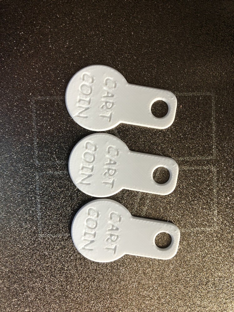 Aldi Key Chain Cart Key (3 Pack)