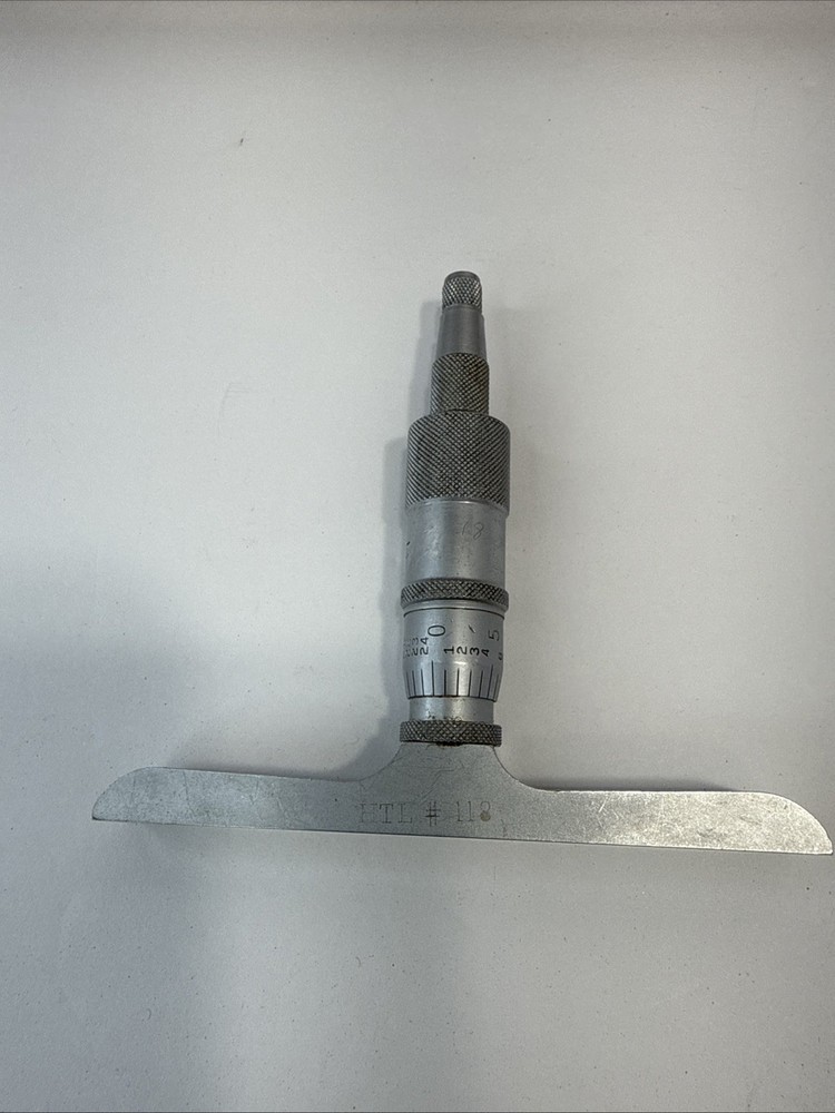 Scherr Tumico HTL# 118 Mechanical Depth Micrometer
