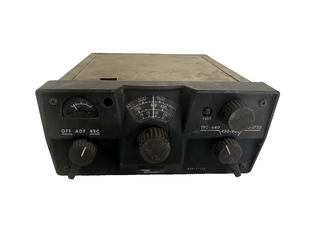 Bendix ADF-T-12C Model 201-C Auto Direction Finder ADF Receiver Assy