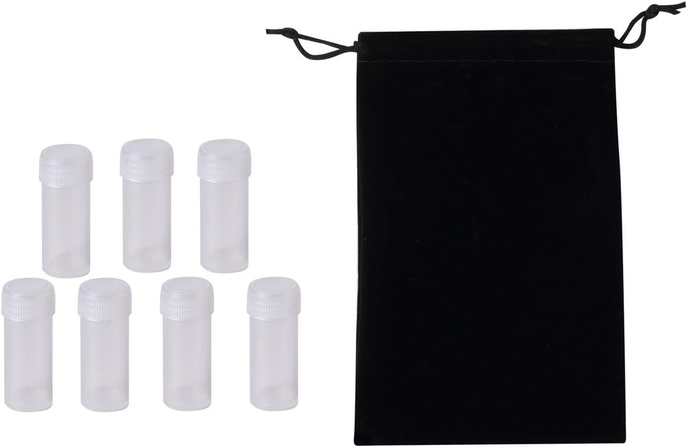 100Pcs 5ML Small Pill Plastic Containers Empty Pill Bottles Sample Bottles Vial