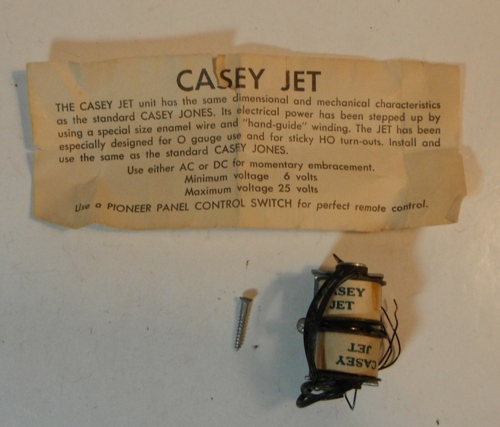 Vintage Casey Jones (Casey Jet) Electric Switch Machine (MC031)