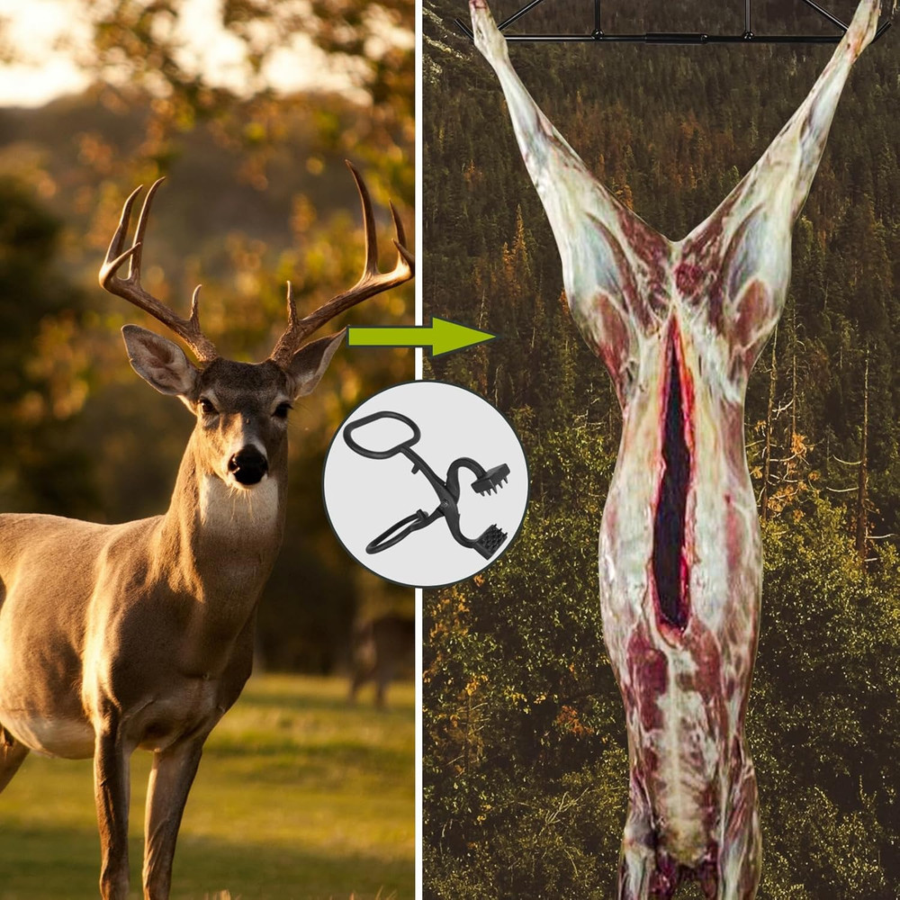 Game Skinning Claw Hide Puller Skinning Tool - Deer Skinner, Butcher Hide Puller
