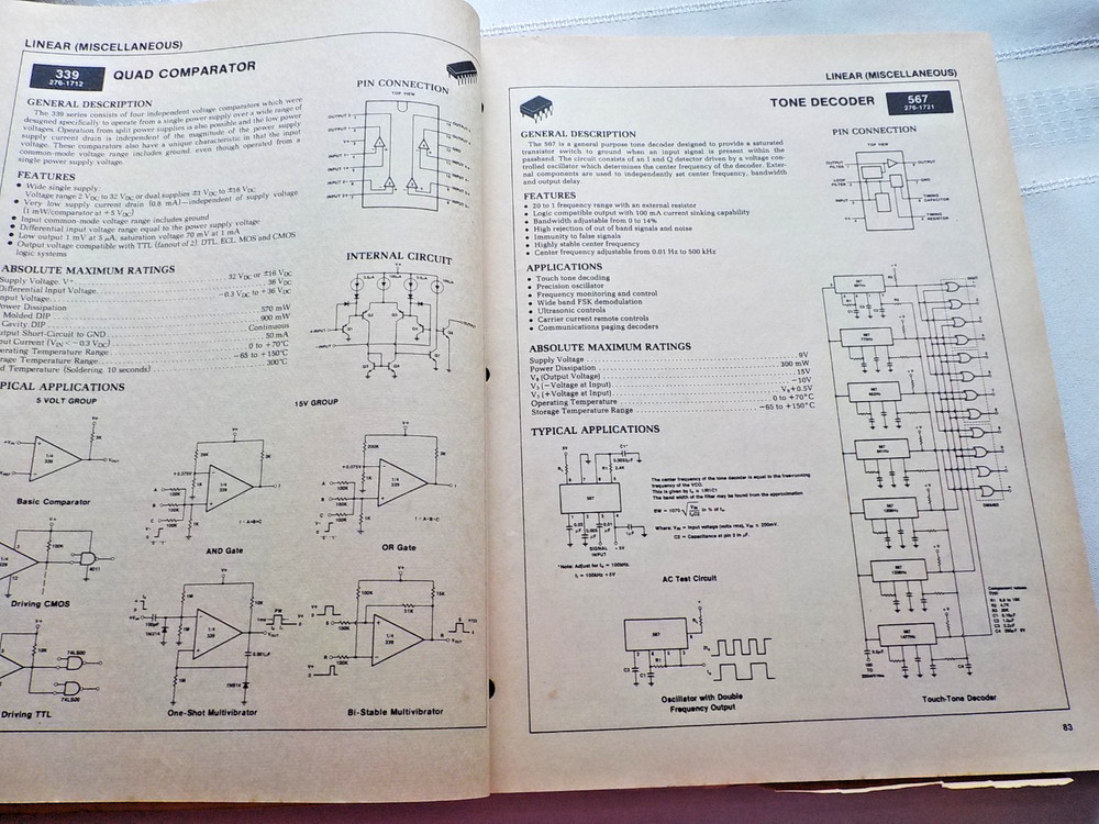 Archer Semiconductor Reference Guide 1986 Edition Radio Shack Inc.