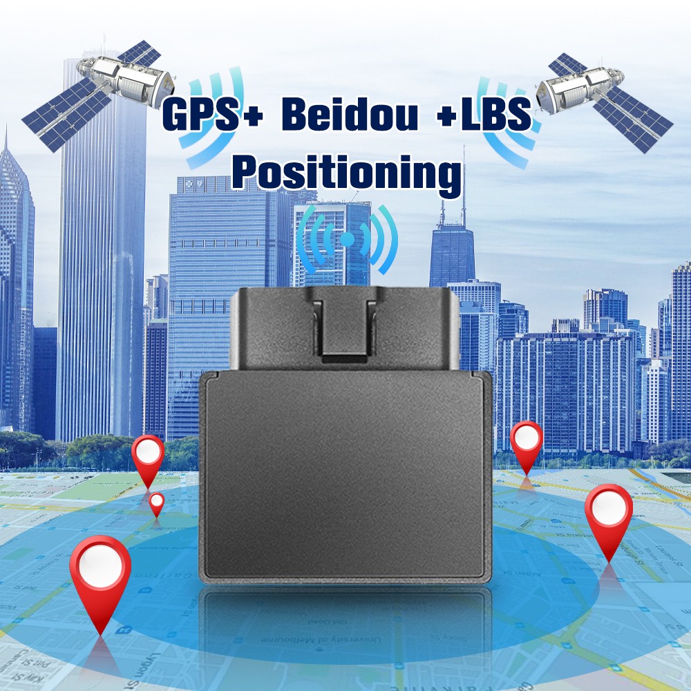 Labwork GPS Tracking Device GT08 - OBD Tracker 4G-LTE for Android and iPhone