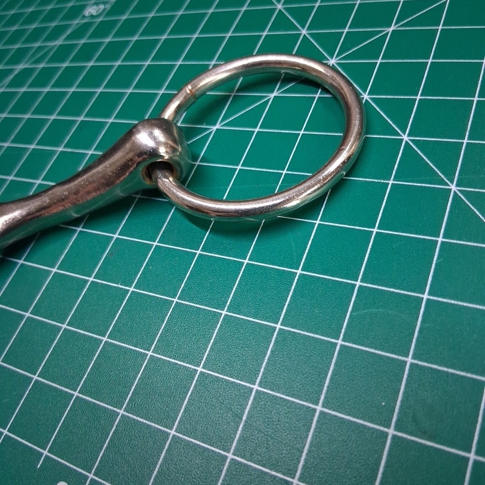 Round Link Loose O-Ring 5" Snaffle Bit