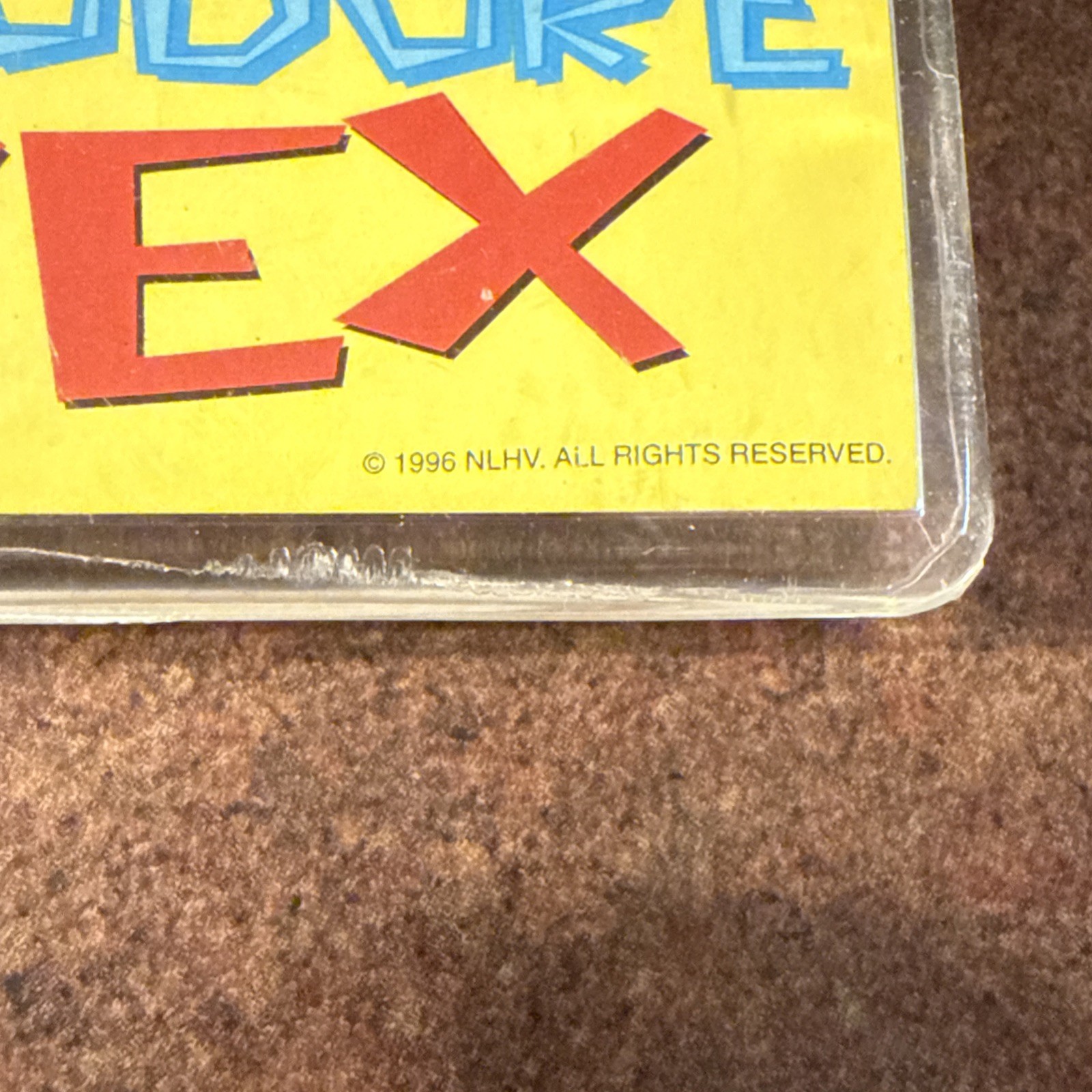 Vintage 1996 Whoopi Goldberg Theodore Rex Movie Double Sided Lucite Keychain