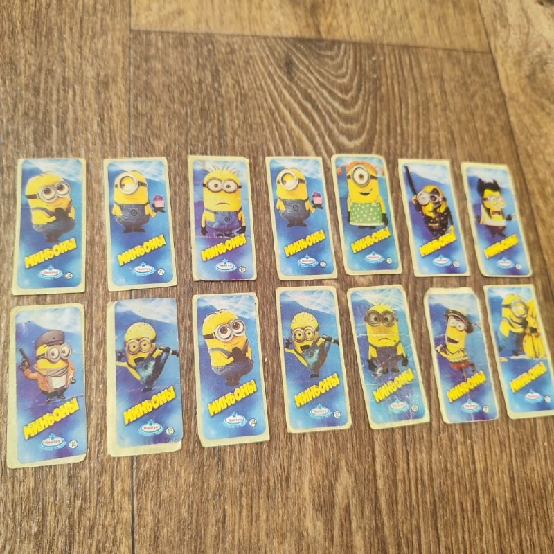 MINIONS Bubble gum inserts RARE Stickers