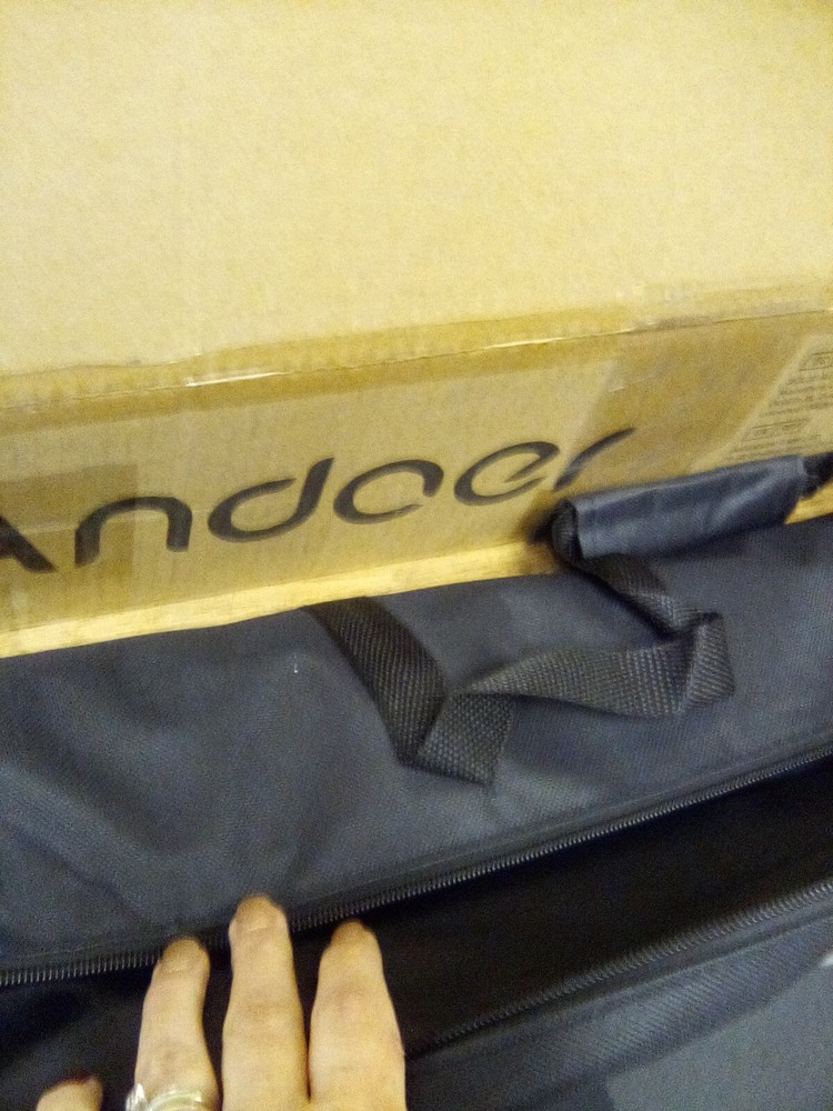 Andoer 2*3 M/6.6*10Ft Studio Backdrop Stand Adjustable W/ Bag