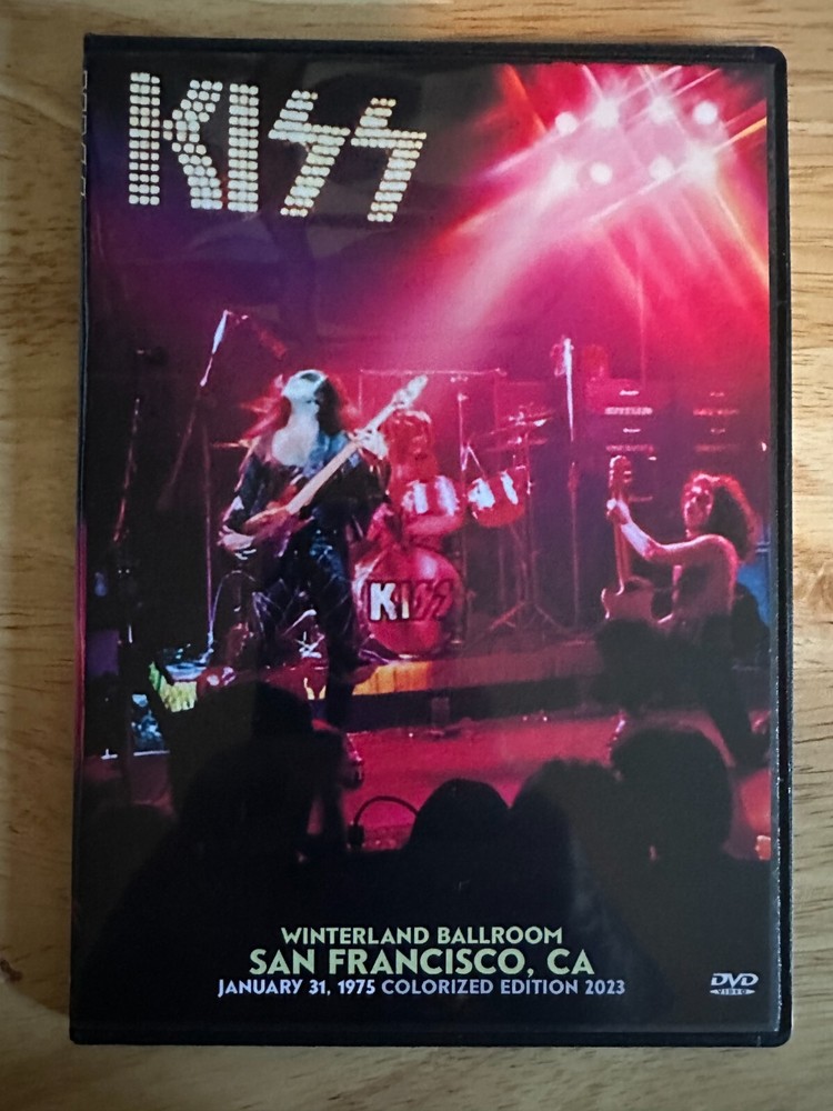 KISS - Hotter than Hell in Winterland 1975 Live DVD Colorized Edition