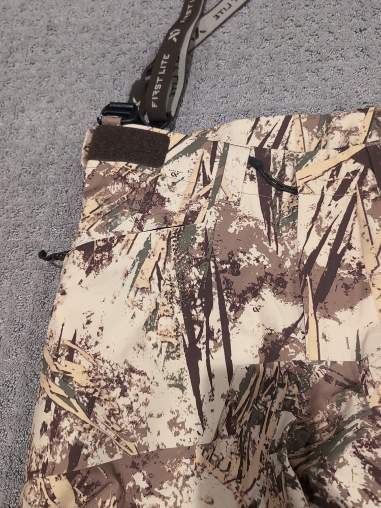 First Lite Omen StormShelter Pants Medium Typha Excellent Free Ship!