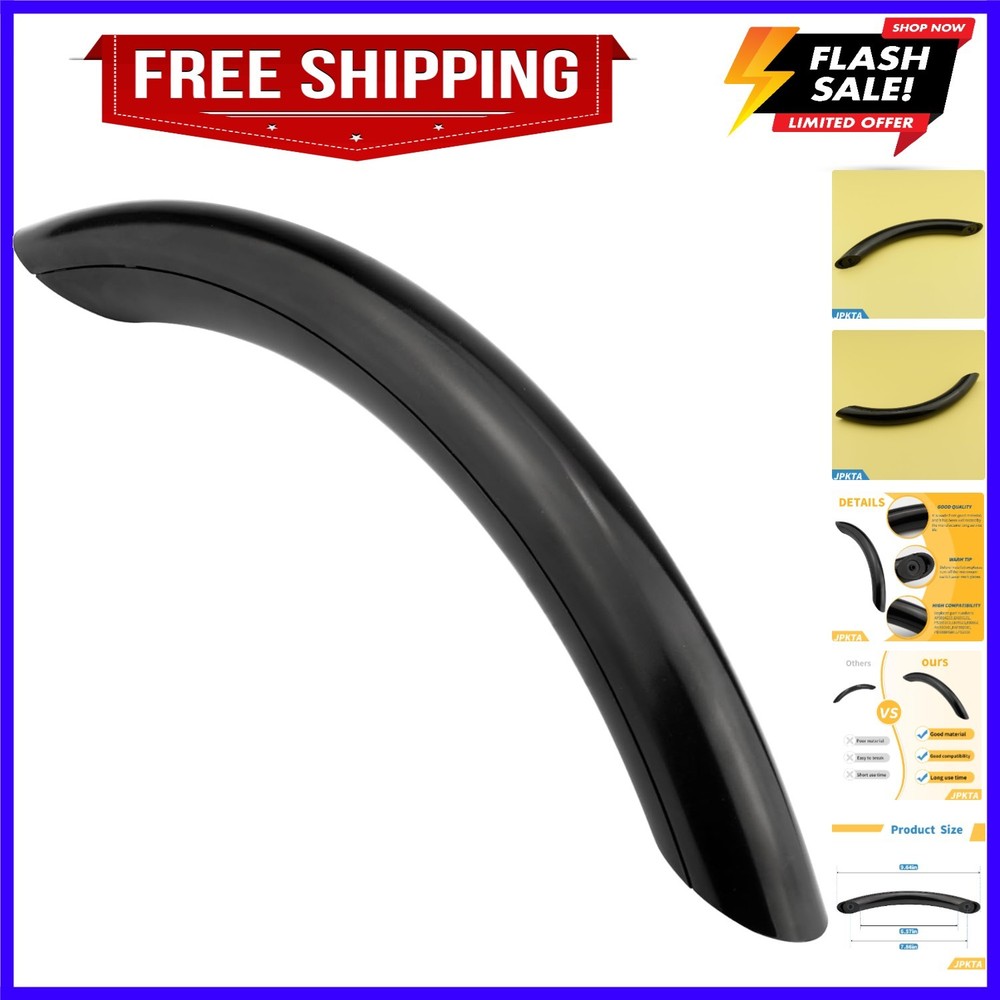 Microwave Door Handle Black Replacement Part Compatible with Some Whirlpool E...