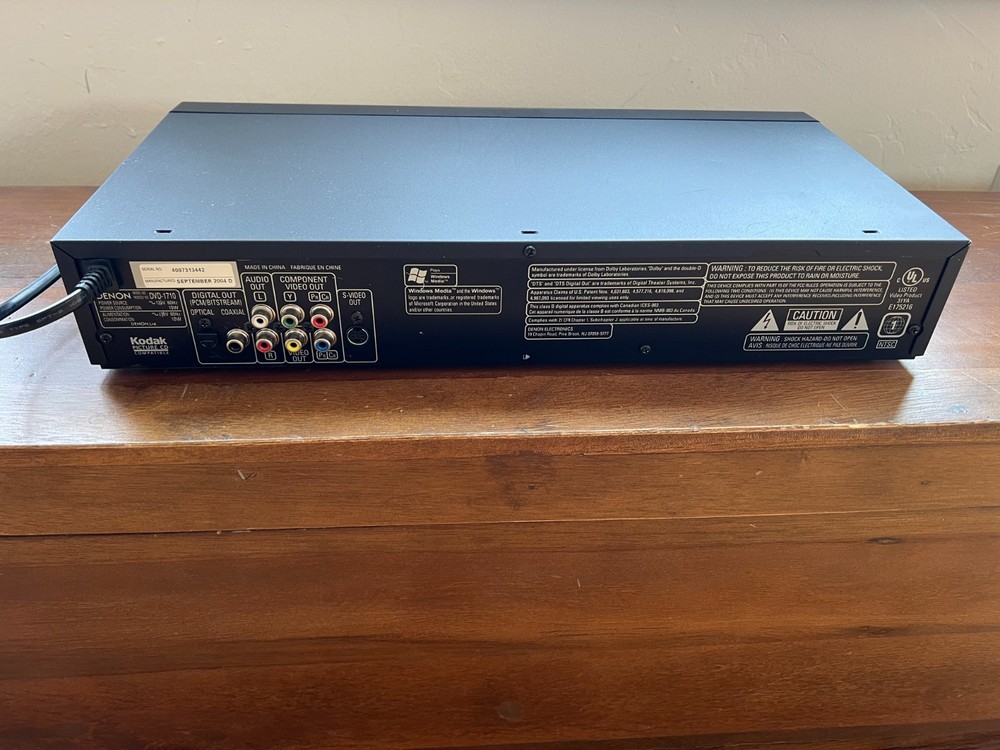 Denon DVD-1710 CD/DVD Player