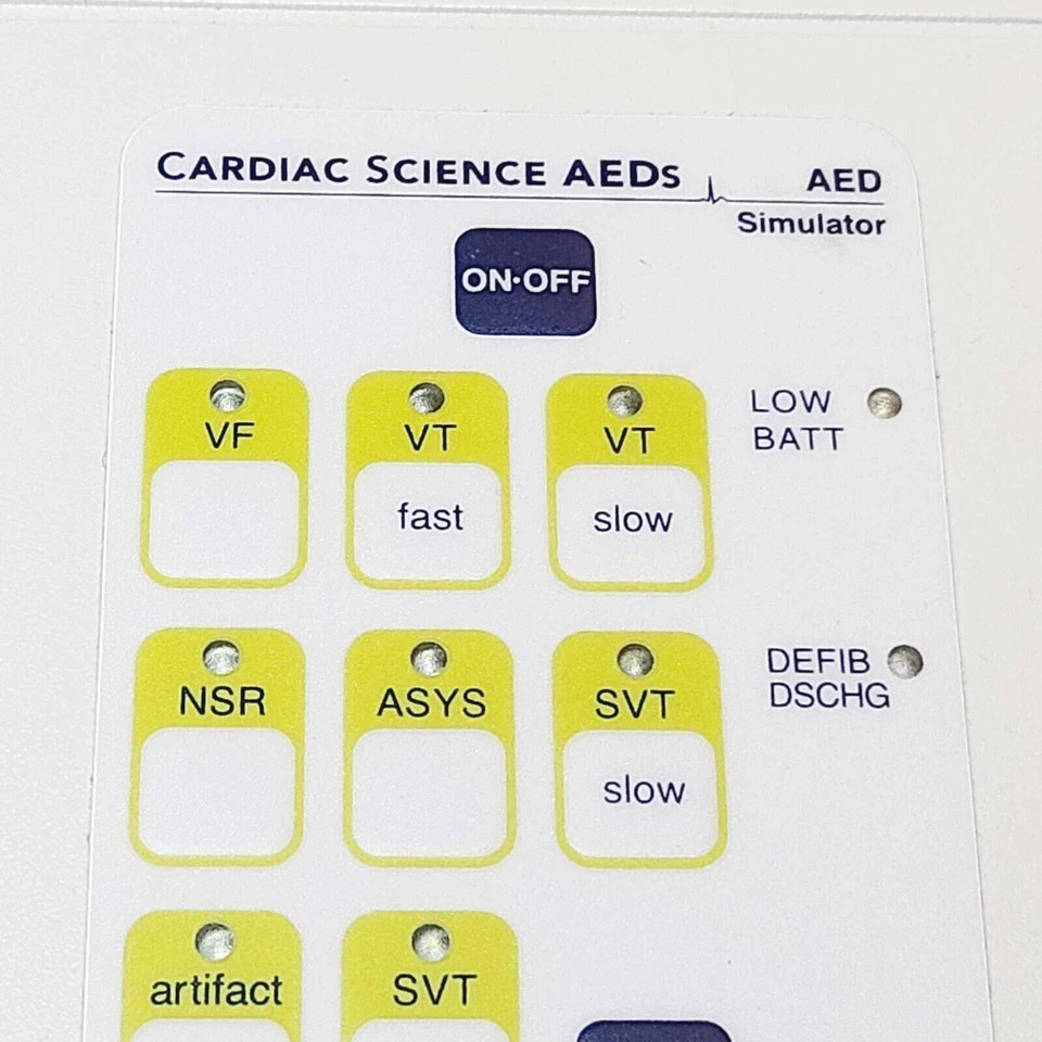 CARDIAC SCIENCE AEDS POWERHEART G3 AED SIMULATOR 8 WAVEFORMS TRAINING DEVICE