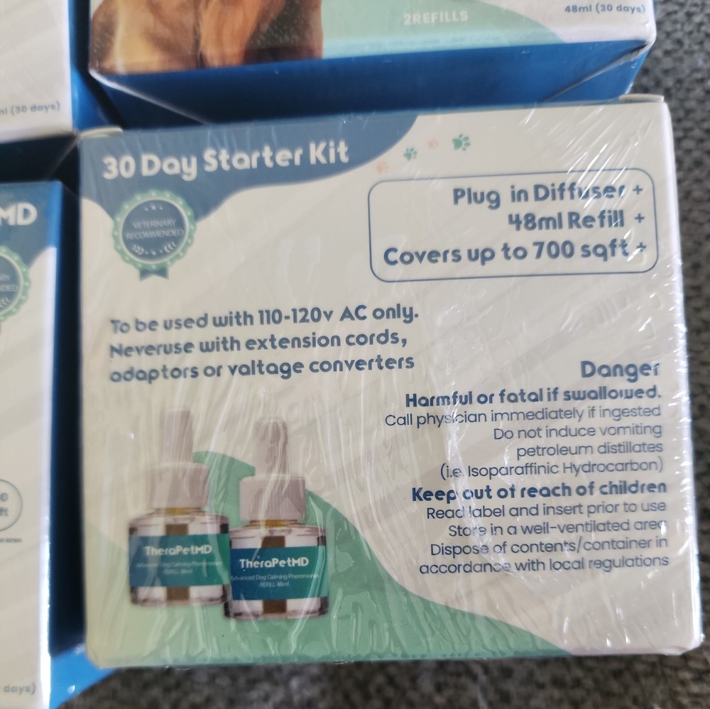 Therapet MD Advanced Dog Calming Diffuser Refills 2 Pack x4 8 total refills