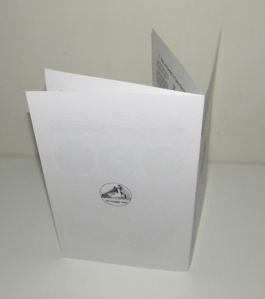 Victor Phonograph Triple Spring Removing and Replacing Instruction Manual Copy
