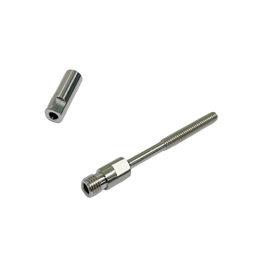 1/8" Wire Cable Deck Railing Swageless Threaded Short Stud Stainless Steel 4 Pcs