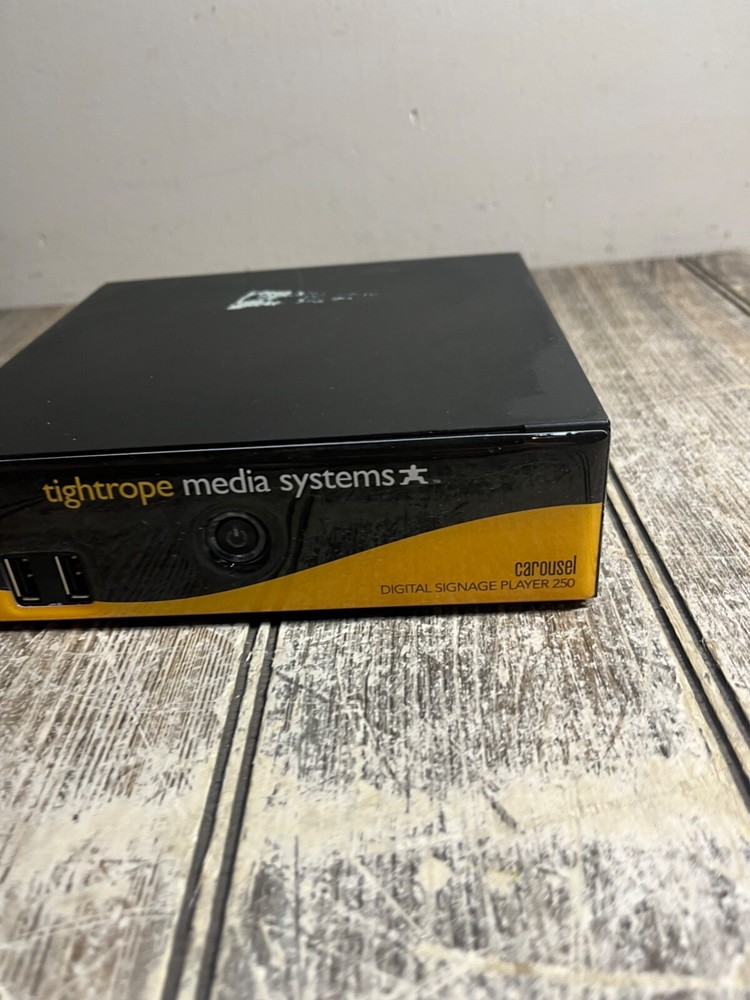 Tightrope Media Systems Carousel Digital Signage Player 250, AS-IS - Untested
