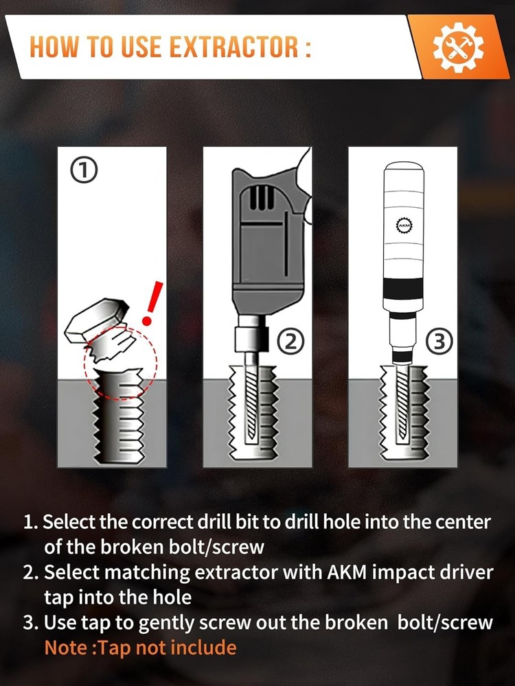 Impact Screwdriver Kit - Reversible S2 Steel Driver