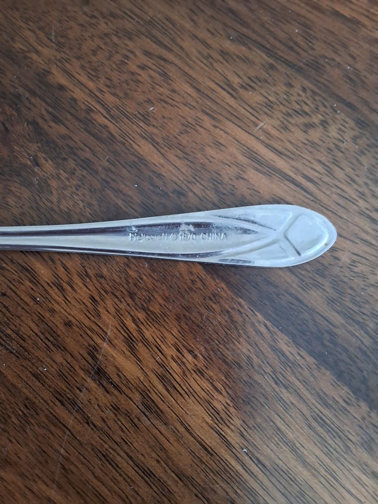 Pflatzgraff Flatware With Mirage Frost Pattern. Set Includes 10 Pieces Total.