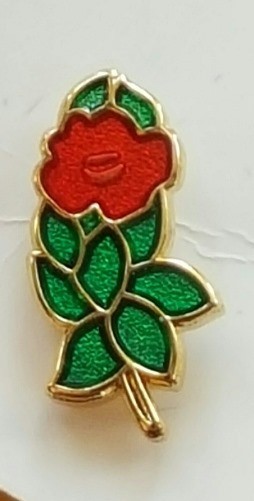 Rose Croix lapel pin Mason