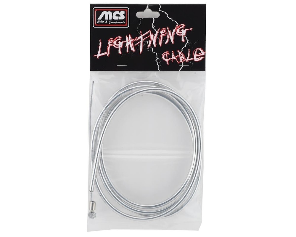 MCS LIGHTNING BRAKE CABLE BMX MTB FIXIE CHROME