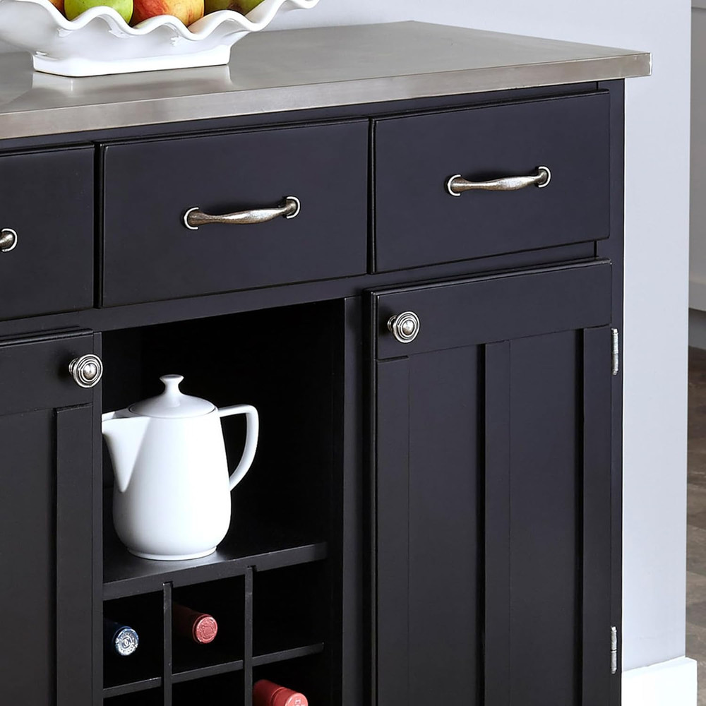Server Sideboards-Buffets-Credenzas, Black