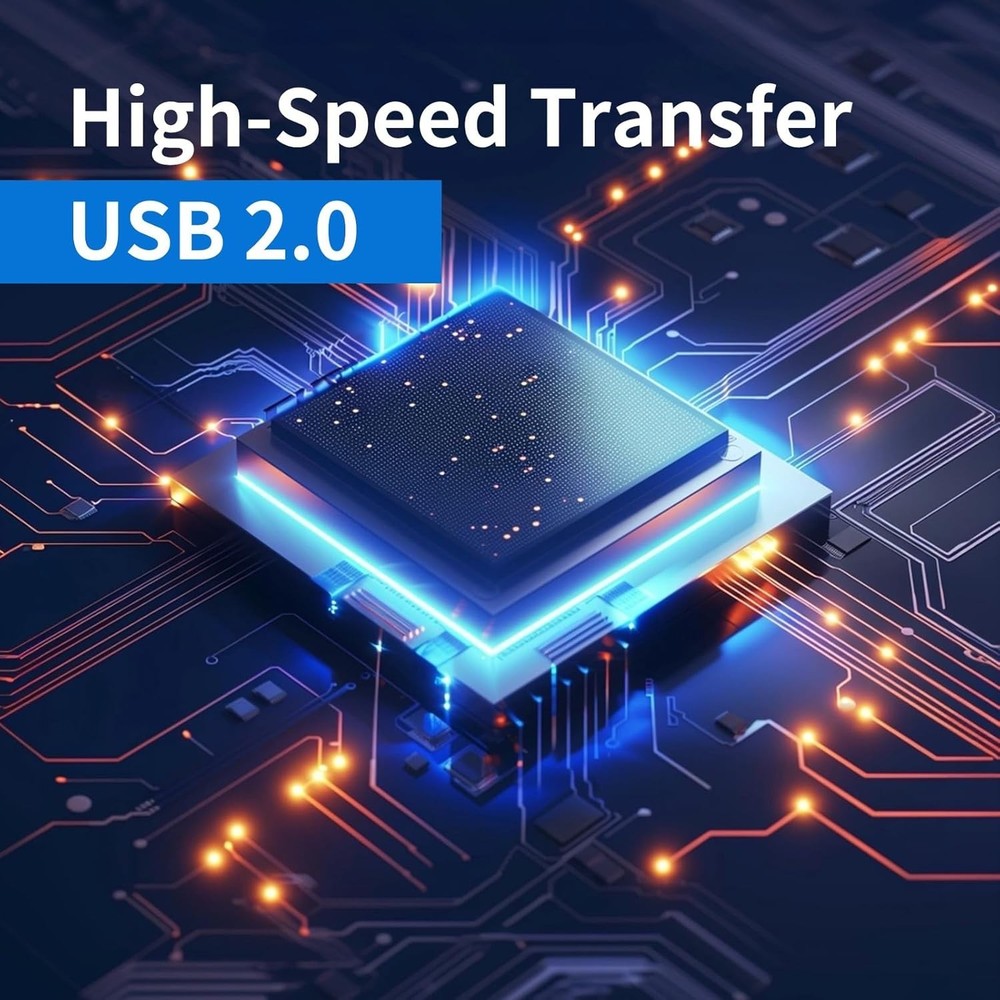 Stylish Blue USB 2.0 Flash Drive - Effortless Data Management and Storage