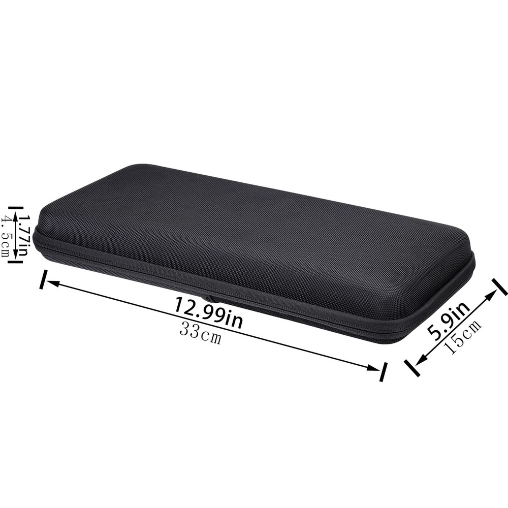 co2CREA Hard Case Compatible with for MX Mechanical Mini Keyboard, Black
