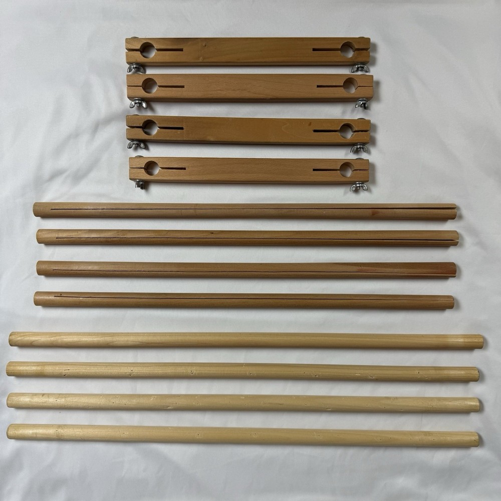 Split Rail Scroll Wood Frame Multiple Lengths Craft Hand Embroidery Needlepoint