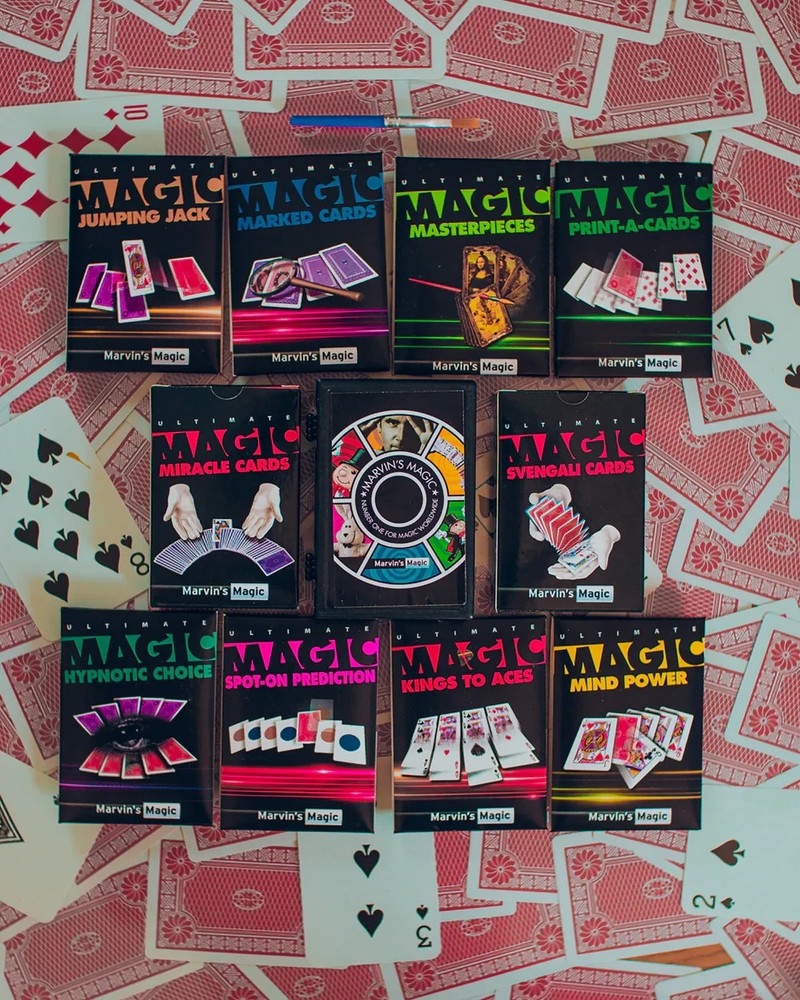 Jumping Jacks - Marvin's Ultimate Magic Card Tricks Set Kit New!