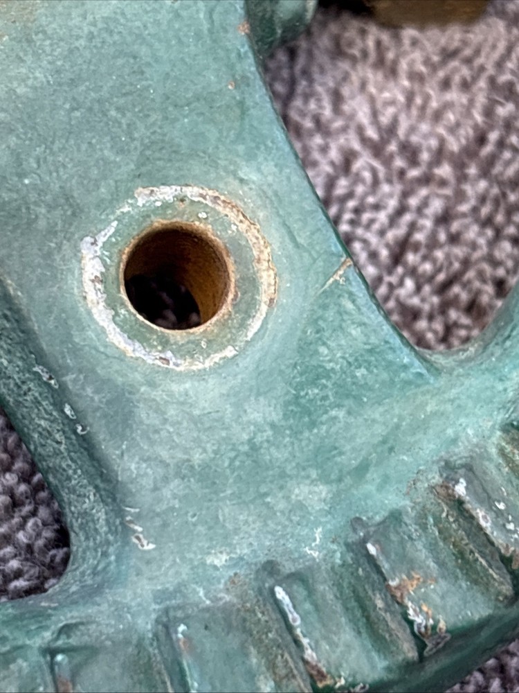 ** MISSING HANDLE** Vintage Champion Blower And Forge Post Drill Feed Gear.