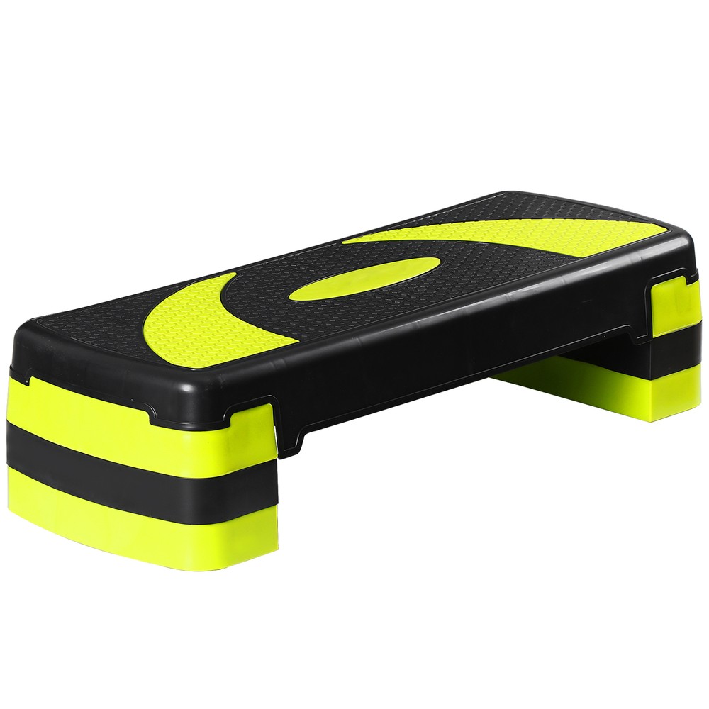 31" Adjustable Exercise Workout Aerobic Stepper Step Platform Trainer 3-Level