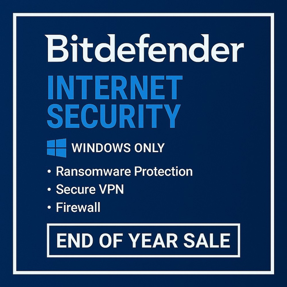Bitdefender Internet Security - 3 Year 3 Devices Activation