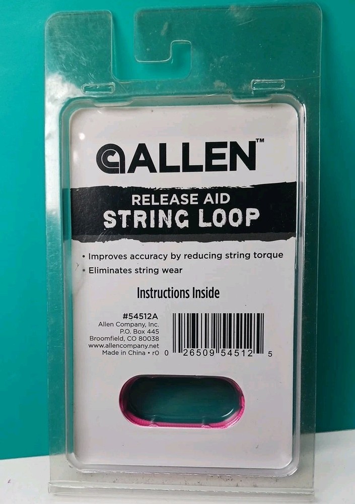 ALLEN Release Aid String Loop Pink 54512 Eliminates string wear Improve Accuracy