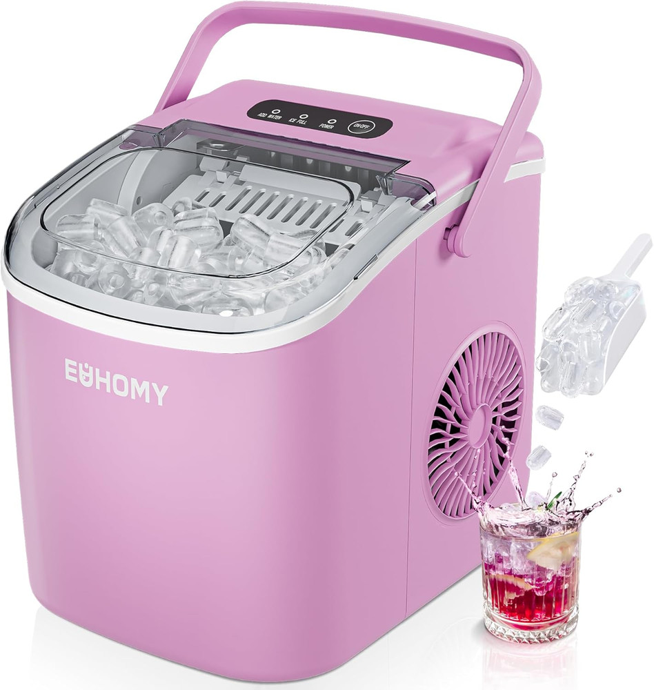 Nugget Ice Makers Countertop, Pebble Ice Maker Machine with 26lbs/24H