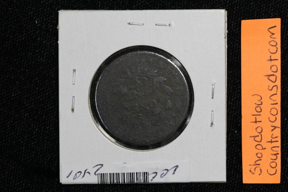 1807 Draped Bust Large Cent 160 Rotated Obverse 4FU5