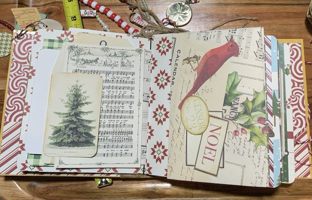 Christmas Handmade Junk Journal